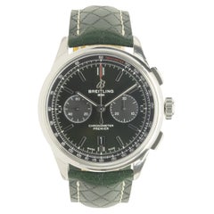 Breitling Stainless Steel Green Premier B01 Chronograph