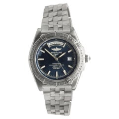 Breitling Edelstahl Gegenwind Chronometer
