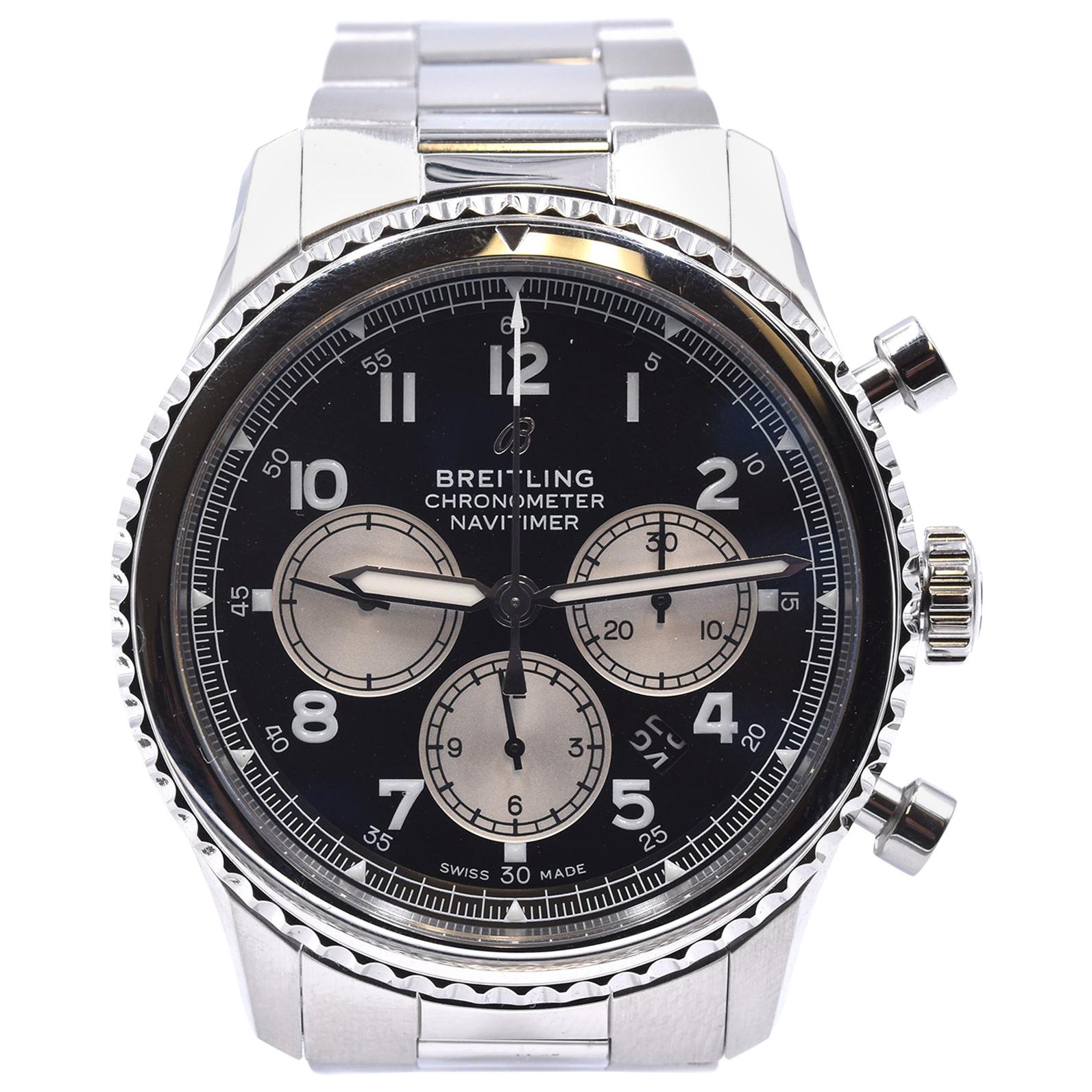 Breitling Stainless Steel Premier Chronograph