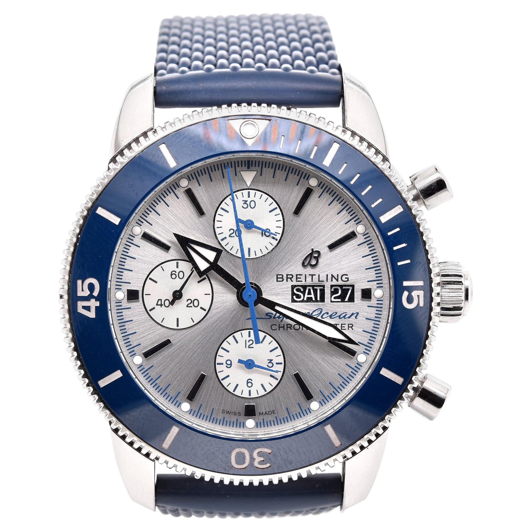 Breitling Stainless Steel Superocean Heritage II Chronograph