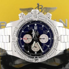 Breitling Super Avenger Chronograph Black Dial Automatic Men's Watch