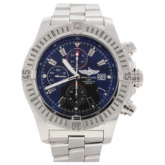 Breitling Super Avenger Chronograph Black Dial Automatic Watch