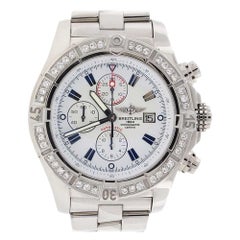 Breitling Super Avenger Chronograph White Dial Automatic Men's Watch