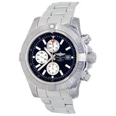 Breitling Super Avenger II A13371, Black Dial, Certified and