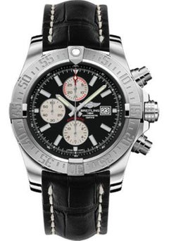 Breitling Super Avenger II Croco Strap, Deployant Buckle Watches