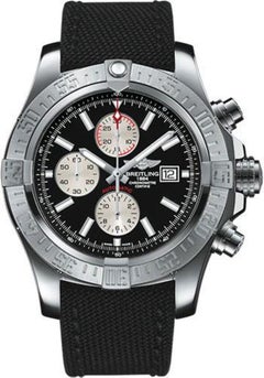 Breitling Super Avenger II Military Strap, Tang Buckle Men's Watches