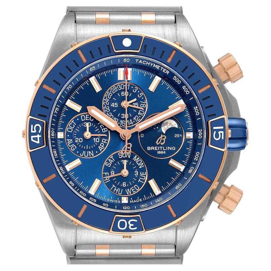 Breitling Super Chronomat Four Year Calendar Steel Rose Gold Watch
