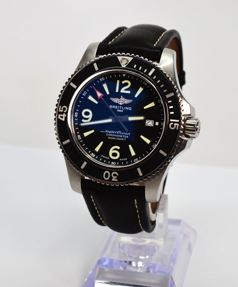 Breitling Super Ocean Automatic 44mm Chronograph Mens Wrist Watch