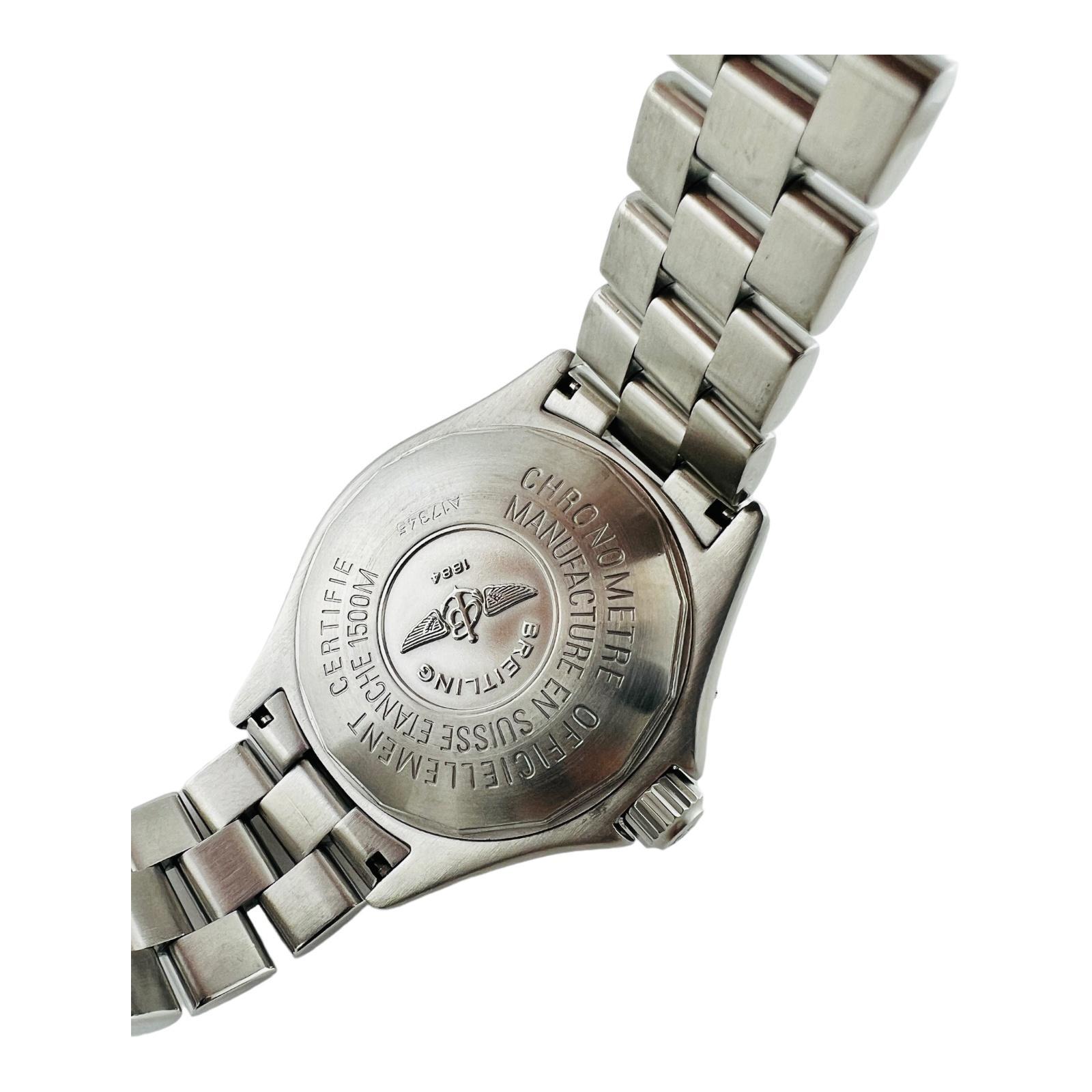 Breitling Super Ocean Men's Watch A17345 Black Dial Automatic #15783 For Sale 5
