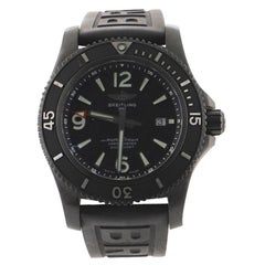 Breitling SuperOcean 2000 Automatic Watch DLC Stainless Steel and Rubber 46