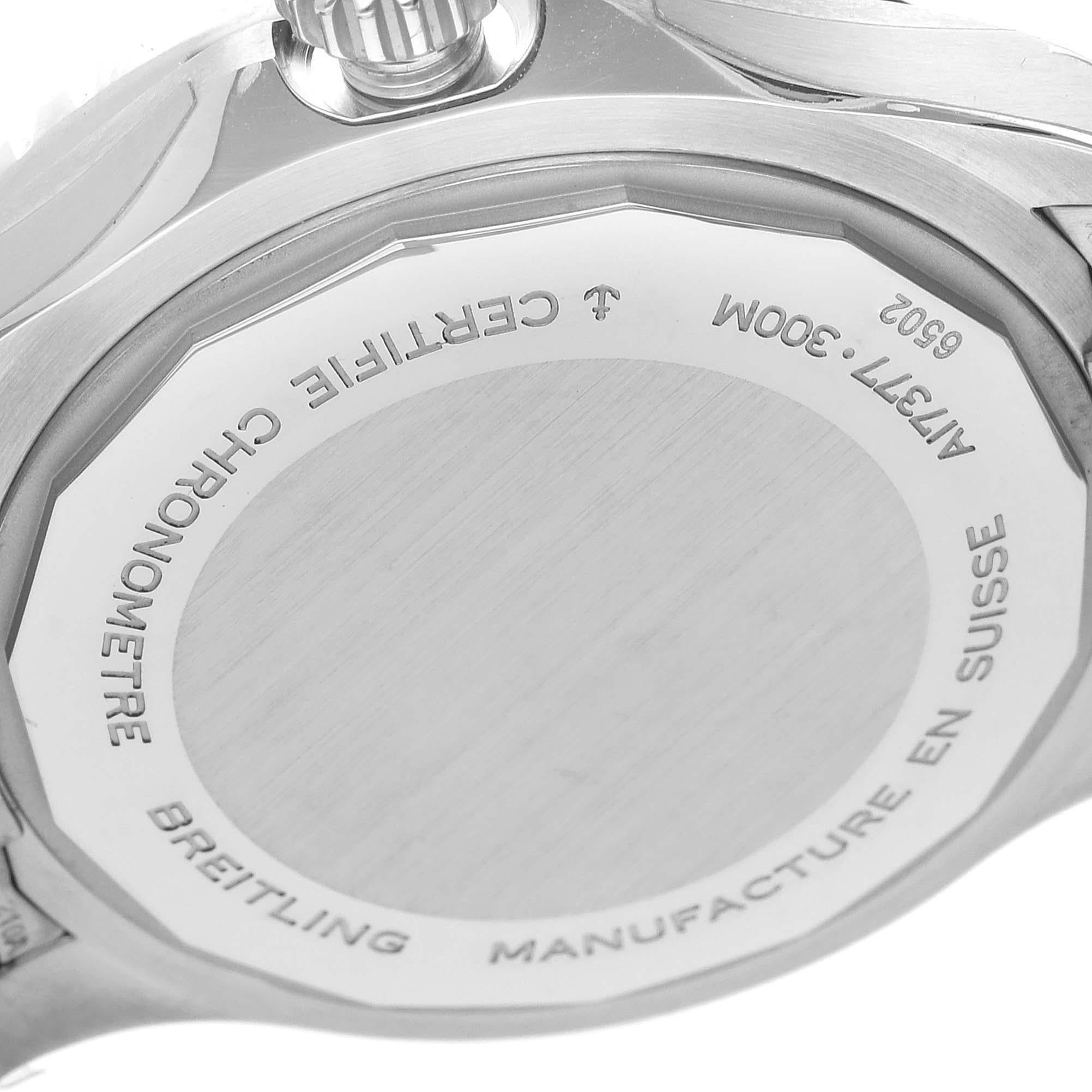 Women's Breitling Superocean 36 White Dial Steel Ladies Watch A17377 Unworn For Sale
