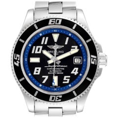 Breitling Superocean 42 Abyss Black Blue Dial Steel Men's Watch A17364