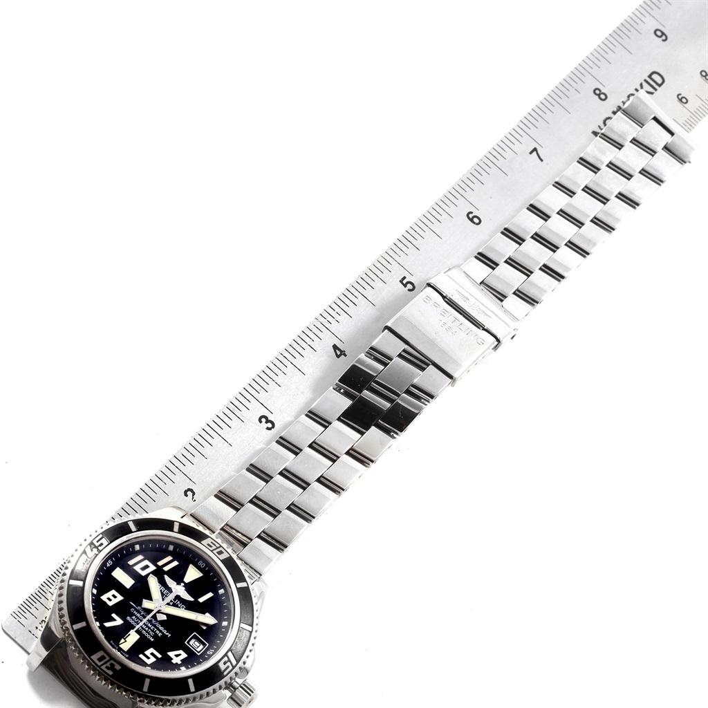 Breitling Superocean 42 Abyss Black Dial Steel Men's Watch A17364 5