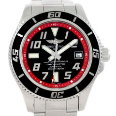 Breitling Superocean 42 Abyss Schwarz Rot Automatik-Herrenuhr A17364