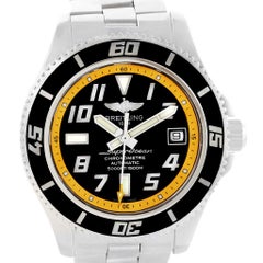 Breitling Superocean 42 Abyss Schwarz Gelb Automatik Herrenuhr A17364