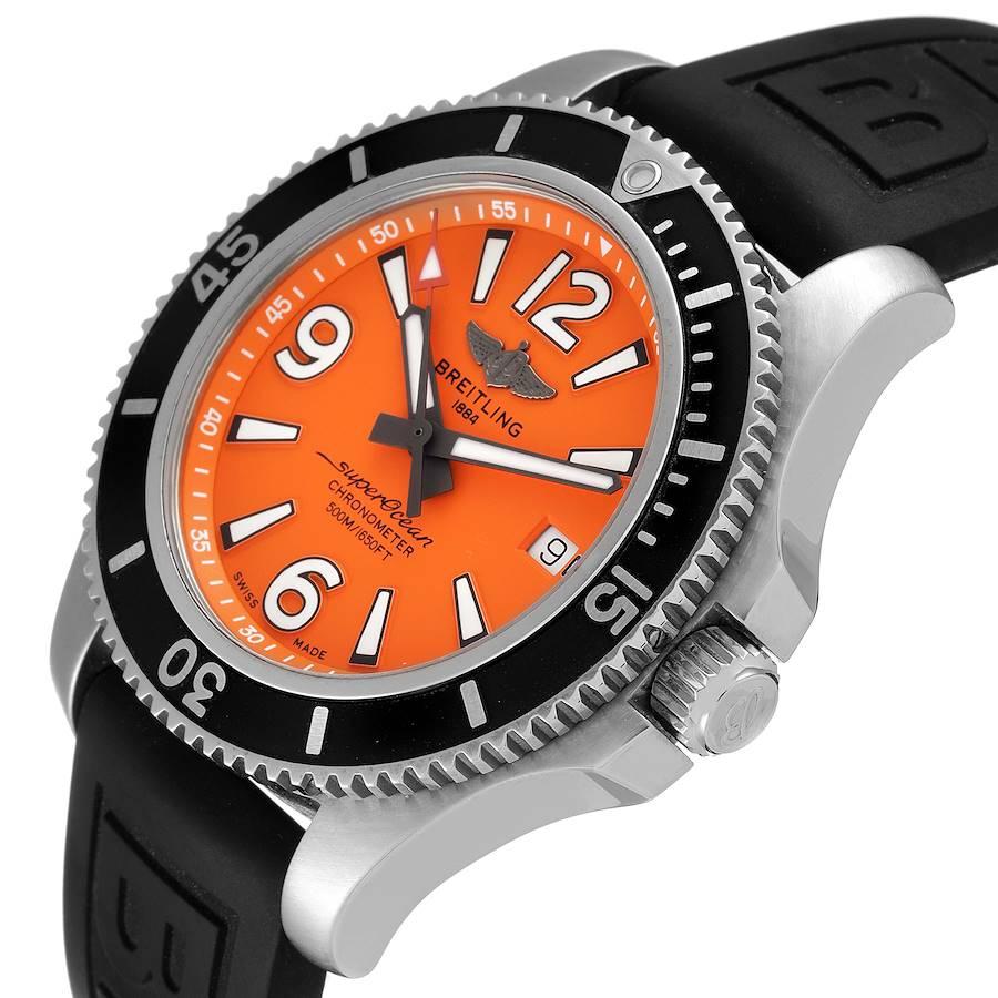 breitling orange dial