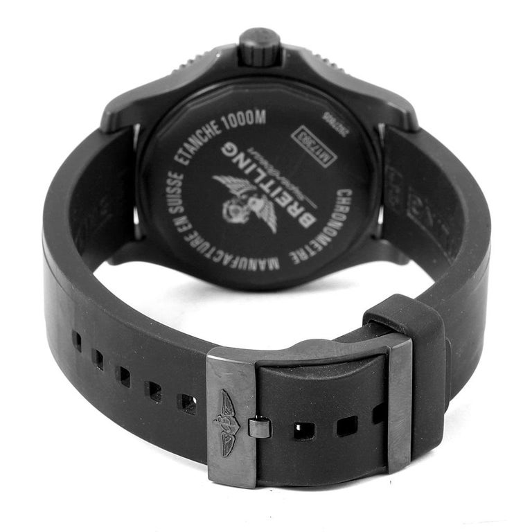 Breitling Superocean 44 Special Blacksteel Men's Watch M17393 Box ...