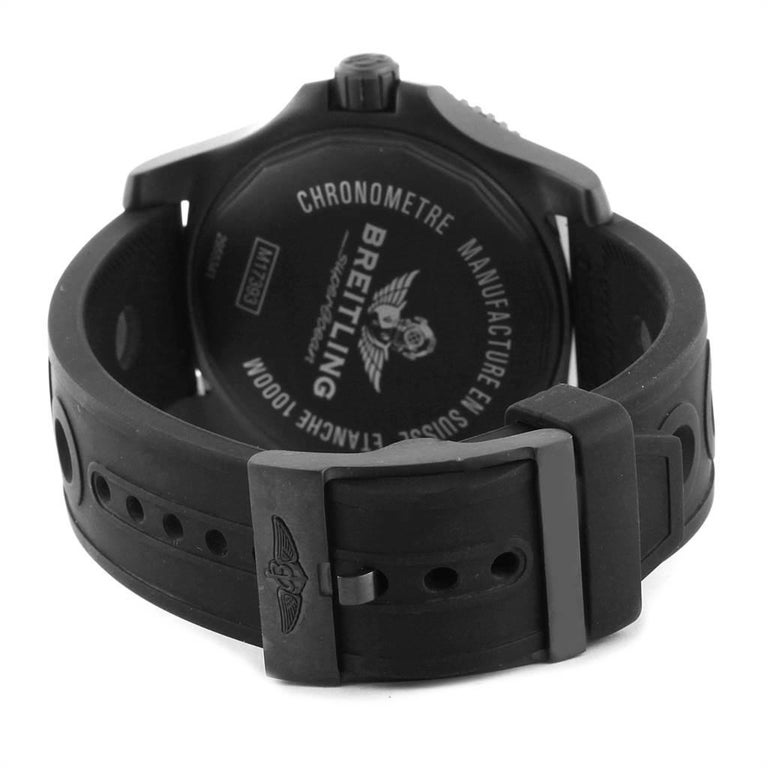 Breitling Superocean 44 Special Blacksteel Men’s Watch M17393 Box ...