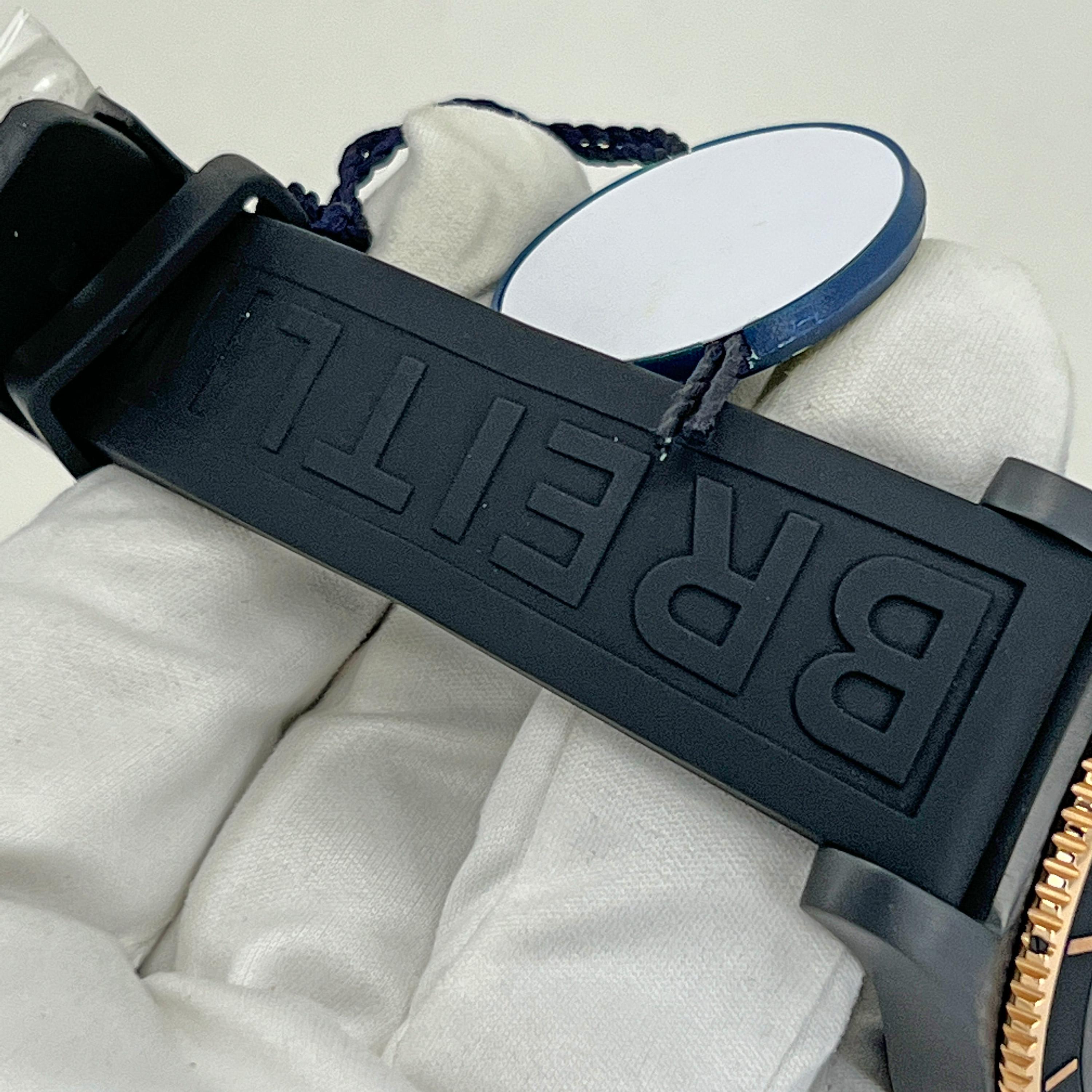Breitling SUPEROCEAN AUTOMATIC 46 Black Steel, Black Dial Unworn Watch Complete For Sale 9