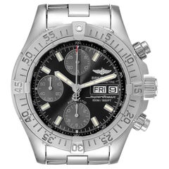 Breitling Superocean Black Dial Chronograph Mens Watch A13340
