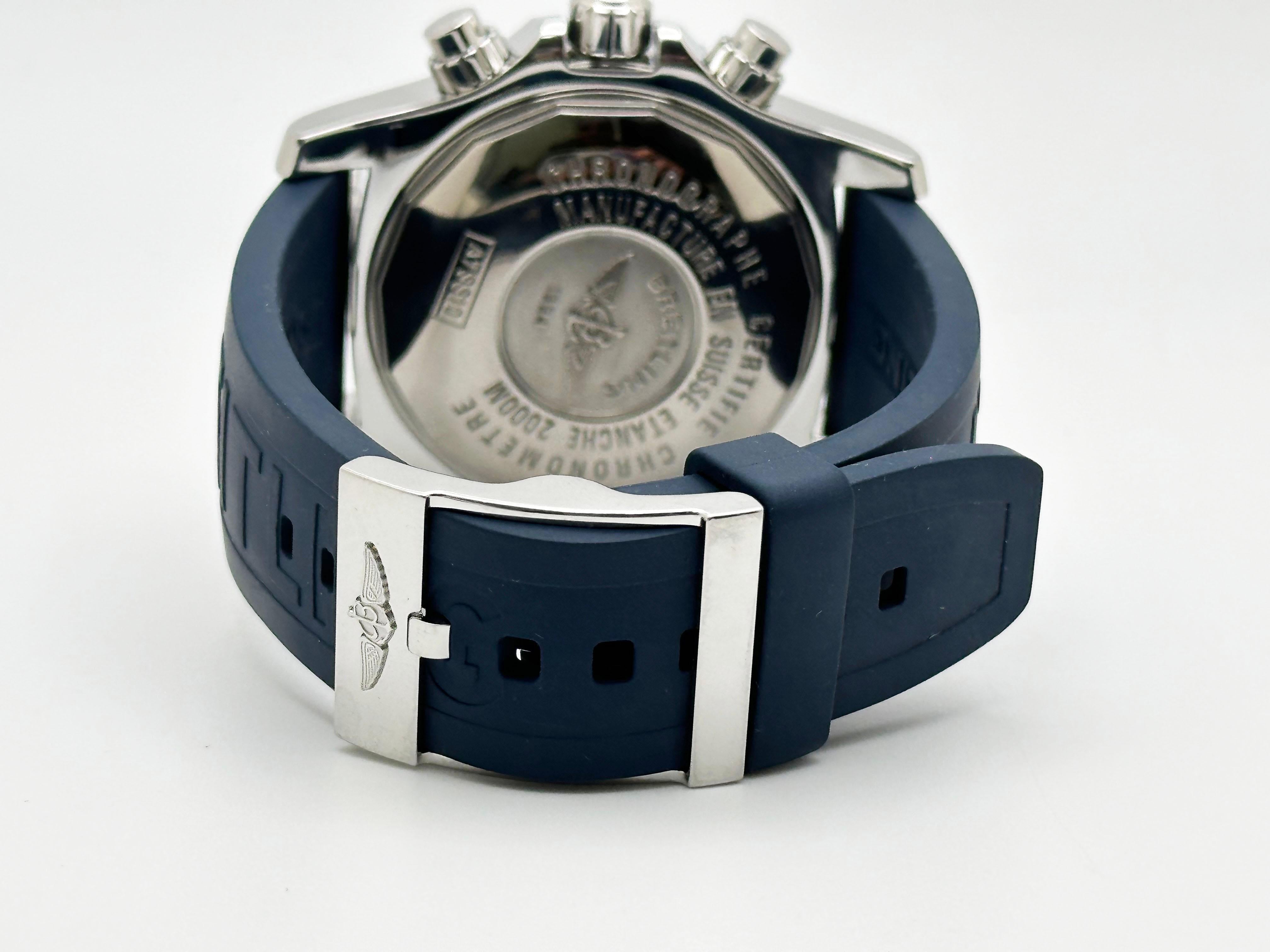 Breitling Superocean Chronograph M2000 A73310 Edelstahl Box Papier 46mm im Angebot 2