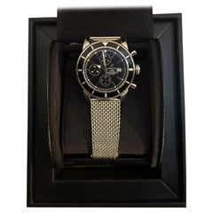 Breitling Superocean Chronograph Steel Black Dial Automatic Men's Watch