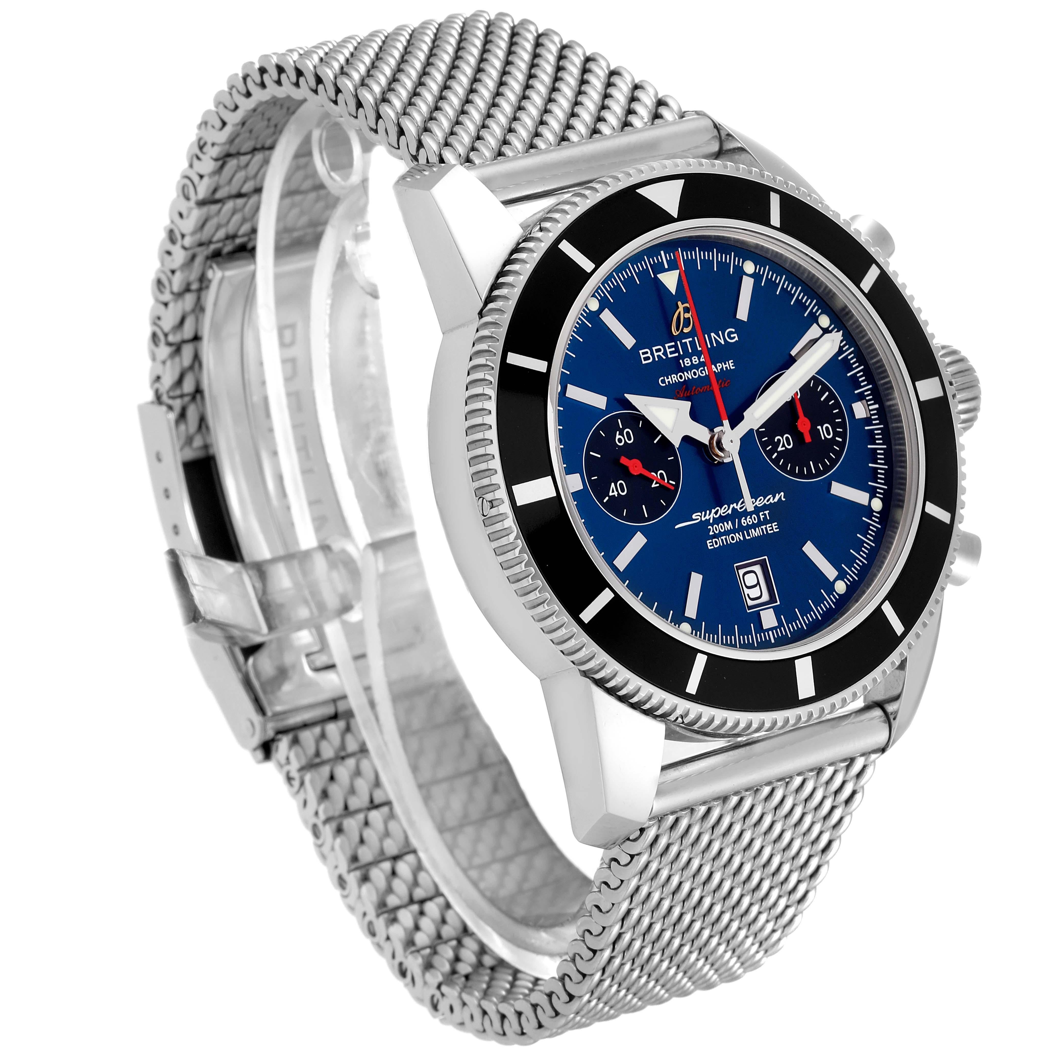 Men's Breitling SuperOcean Heritage 125 Anniversary Limited Edition Steel Mens Watch For Sale