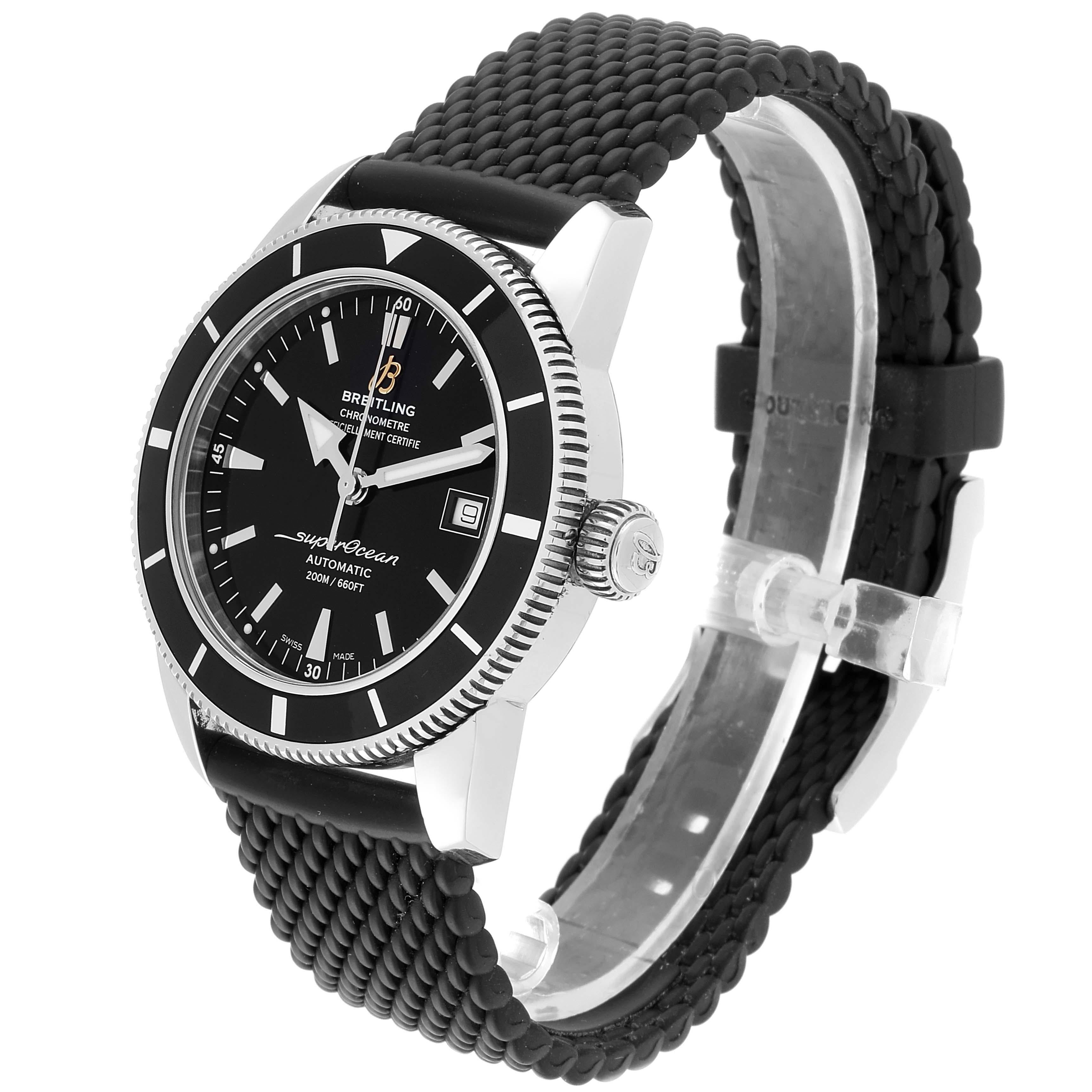 Breitling Superocean Heritage 42 Black Dial Steel Men's Watch A17321 For Sale 1