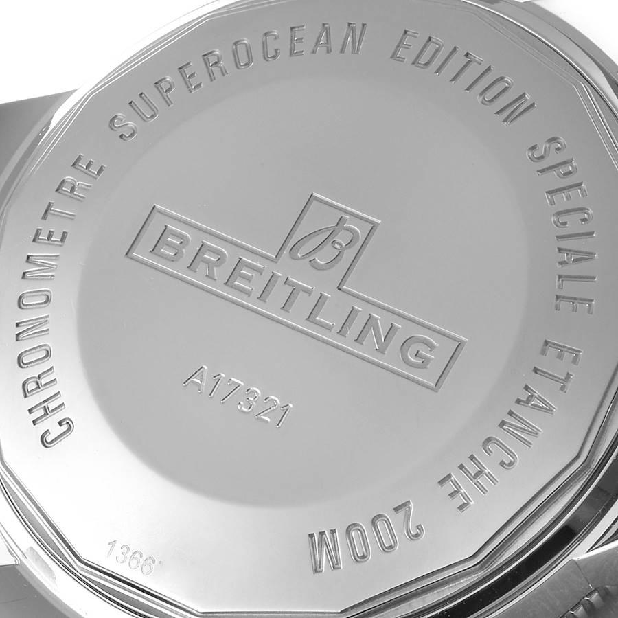 Men's Breitling Superocean Heritage 42 Green Bezel Mens Watch A17321