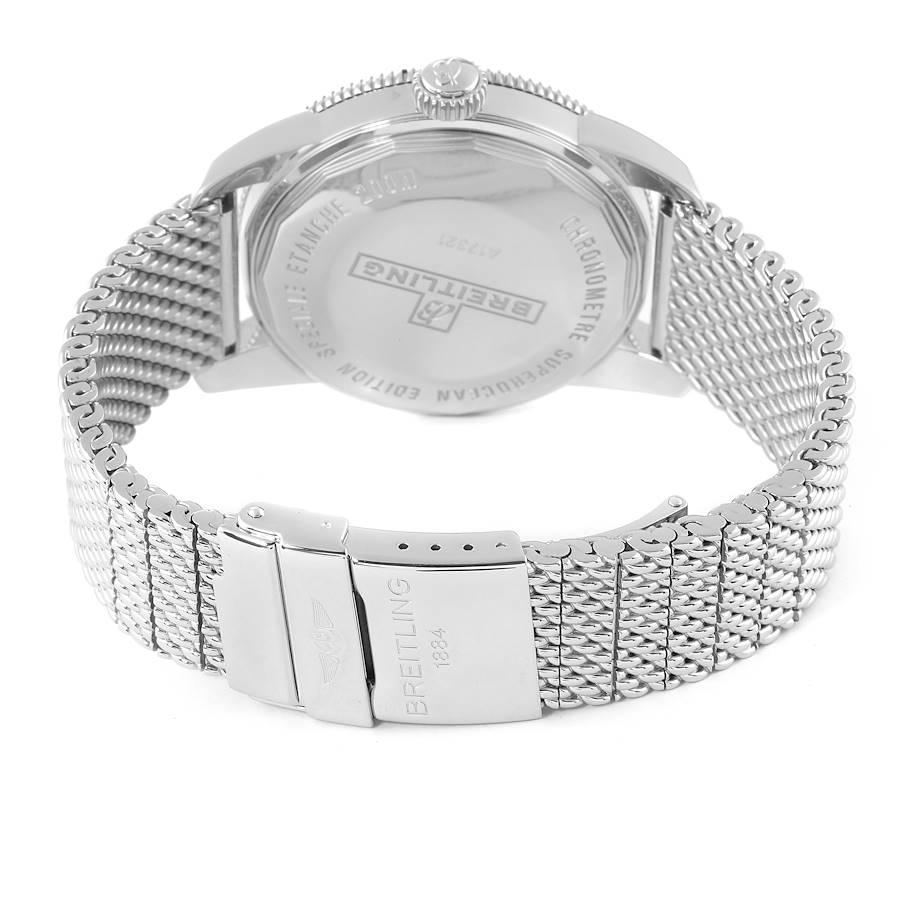 Breitling Superocean Heritage 42 Green Bezel Steel Mens Watch A17321 For Sale 1