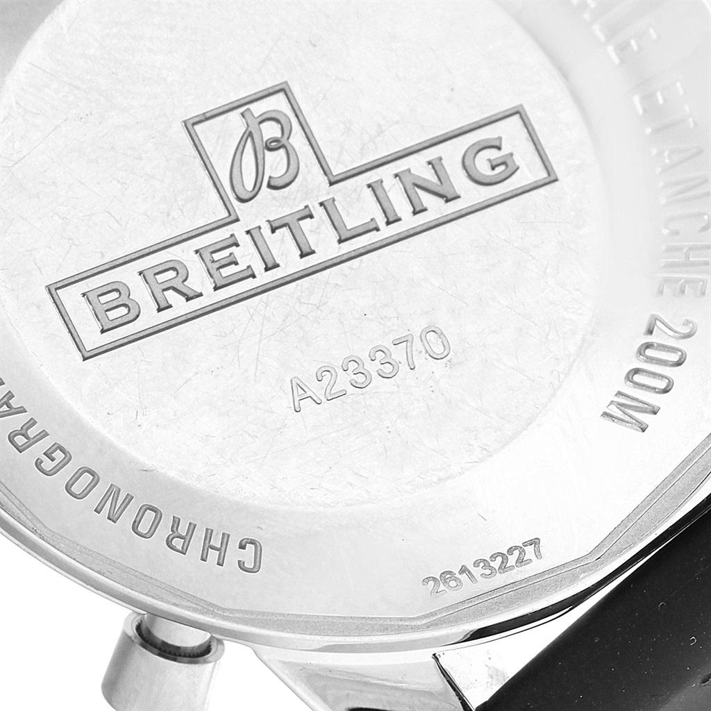 Breitling SuperOcean Heritage 44 Black Dial Rubber Strap Watch A23370 For Sale 4