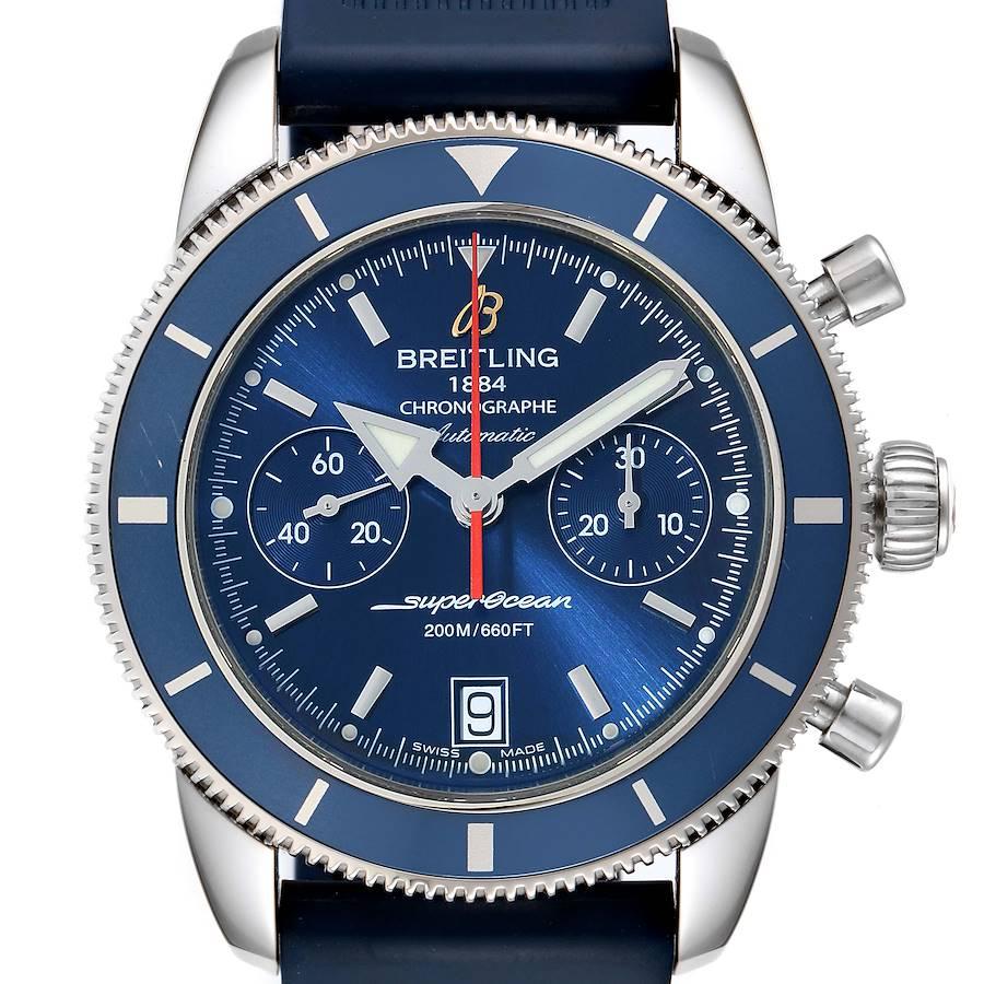 Breitling SuperOcean Heritage 44 Blue Dial Mens Watch A23370 Box Papers For  Sale at 1stDibs | breitling superocean 44 blue, breitling superocean  edition speciale etanche 200m, a23870 breitling
