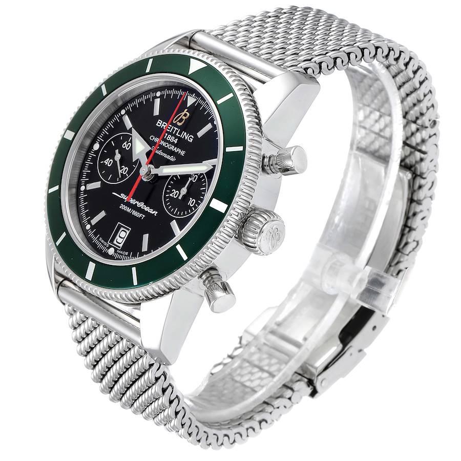 breitling superocean green bezel