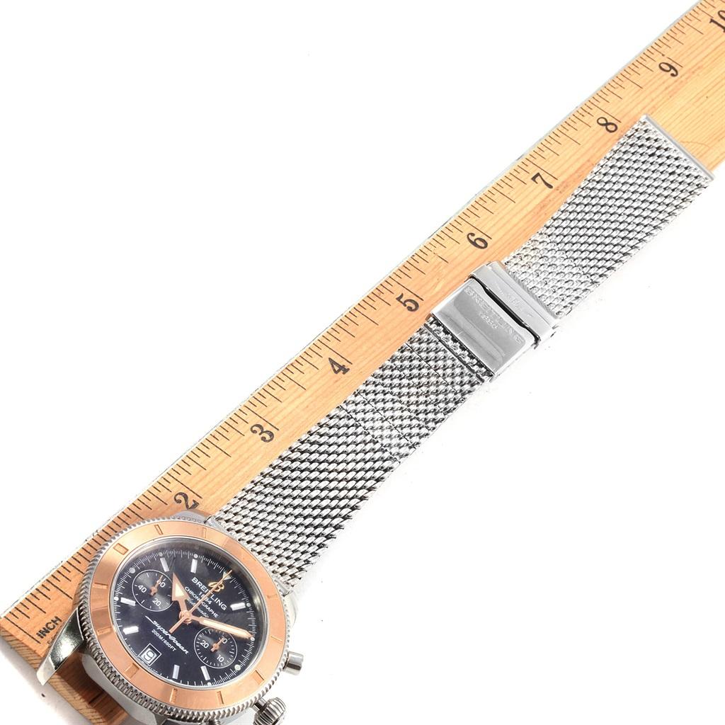 Breitling SuperOcean Heritage 44 Steel Rose Gold Watch U23370 Box Papers 4