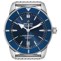 Breitling Superocean Heritage 46 Blue Dial Mens Watch AB2020 Box Card