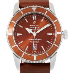 Breitling Superocean Heritage 46 Bronze Dial Rubber Strap Watch A17320