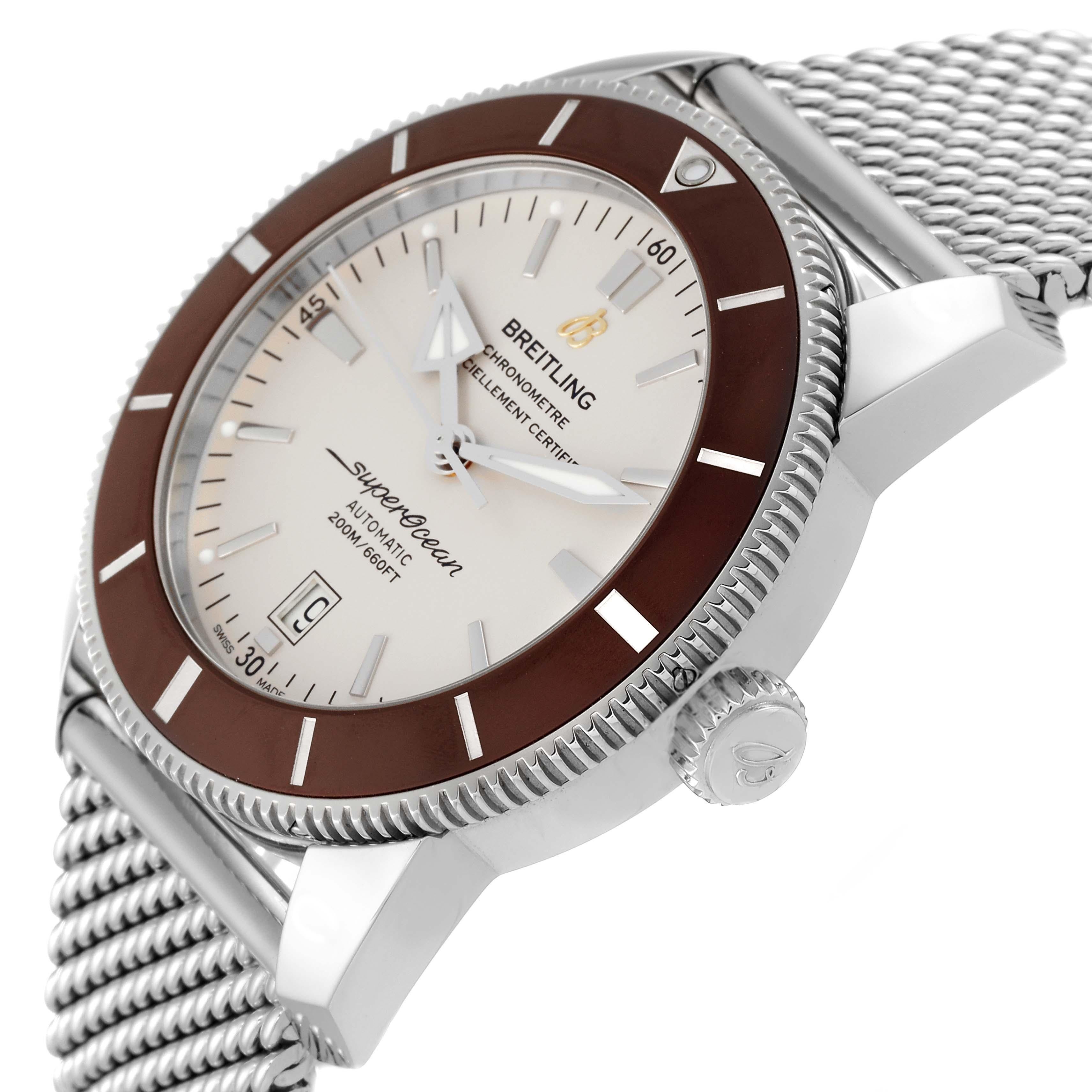 breitling superocean heritage brown