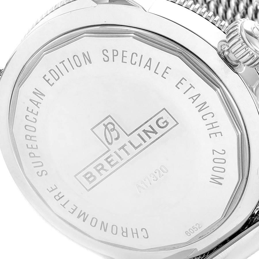 Breitling Superocean Heritage Black Dial Steel Watch A17320 Box Papers 2