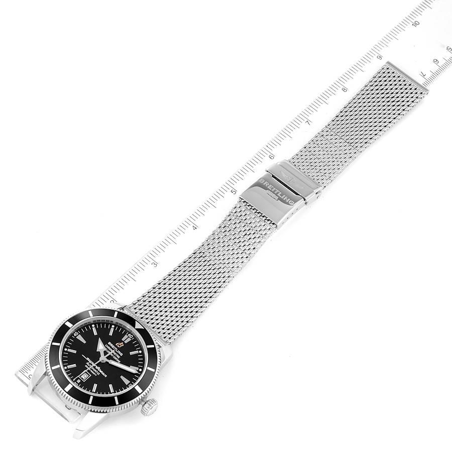 Breitling Superocean Heritage Black Dial Steel Watch A17320 Box Papers 4