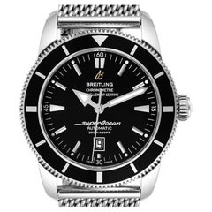 Breitling Superocean Heritage Black Dial Steel Watch A17320 Box Papers