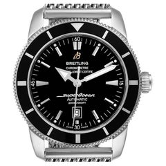 Breitling Superocean Heritage Black Dial Steel Watch A17320 Box Papers