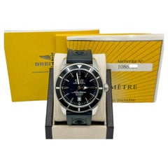Breitling Superocean Heritage A17320 46mm Esfera Negra Papeles Acero Inoxidable