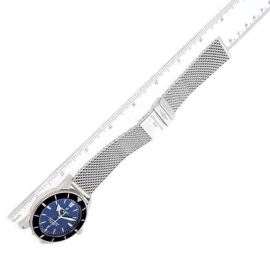 Breitling Superocean Heritage B20 44 Blaues Zifferblatt Herrenuhr AB2030 Box Card 3