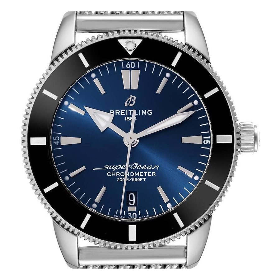 Breitling Superocean Heritage B20 44 Blaues Zifferblatt Herrenuhr AB2030 Box Card