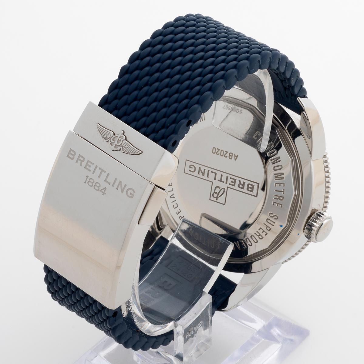 Women's or Men's Breitling Superocean Heritage B20 Ref AB2020. 46mm Case, Full Set, Year 2022