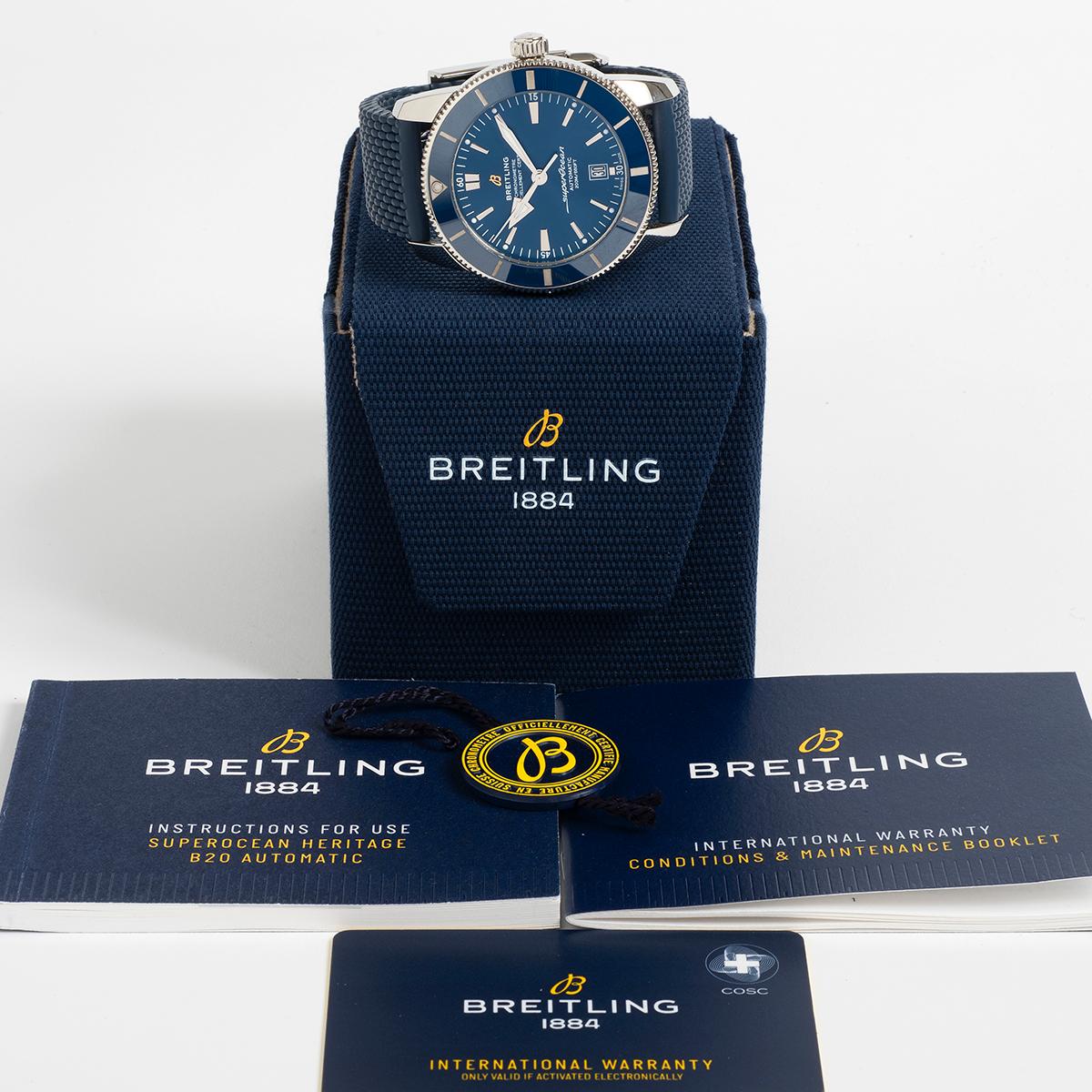 Breitling Superocean Heritage B20 Ref AB2020. 46mm Case, Full Set, Year 2022 3