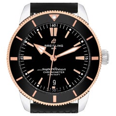 Breitling Superocean Heritage B20 Steel Rose Gold Mens Watch UB2030 Box Card