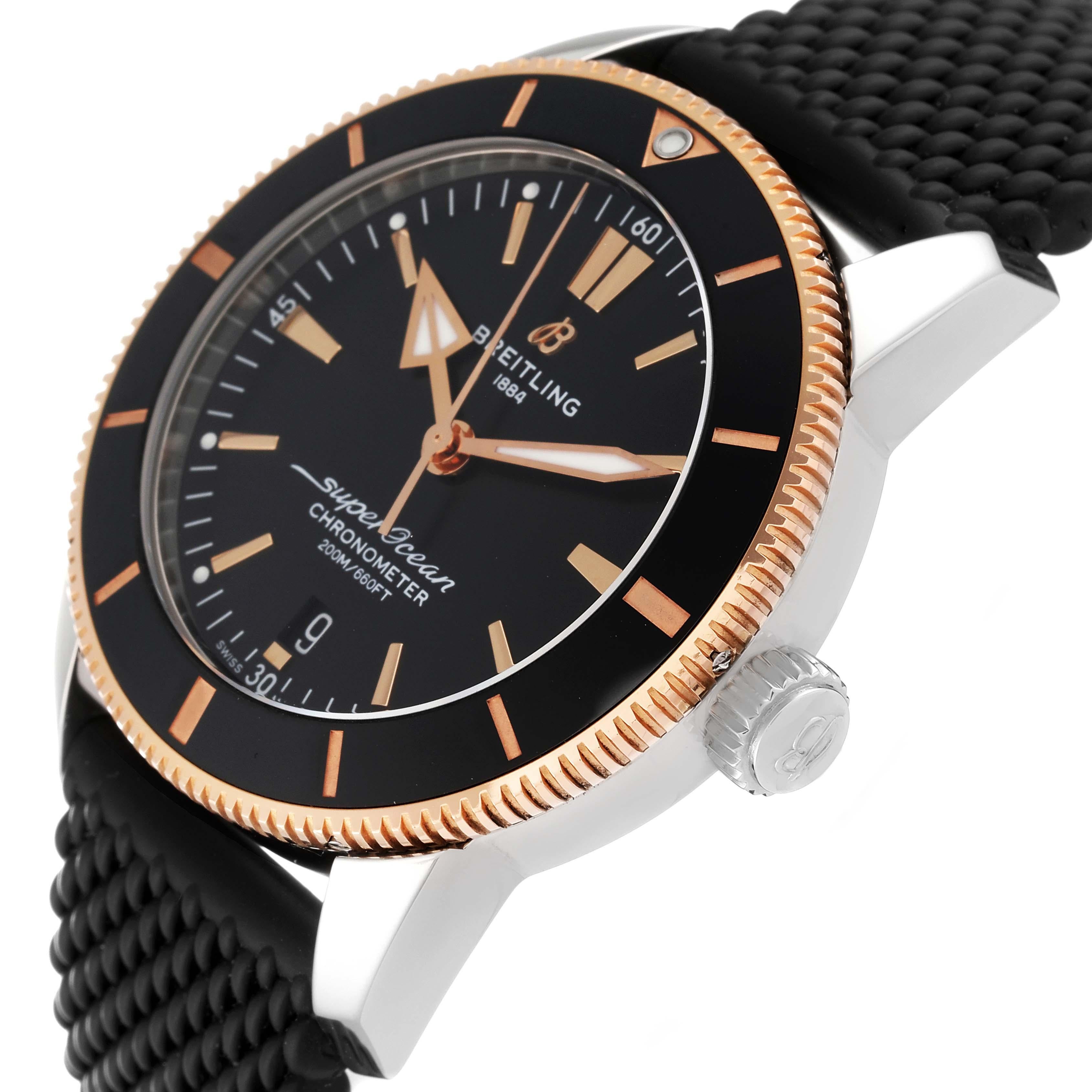 Breitling Superocean Heritage B20 Stahl Roségold Herrenuhr UB2030 im Angebot 1