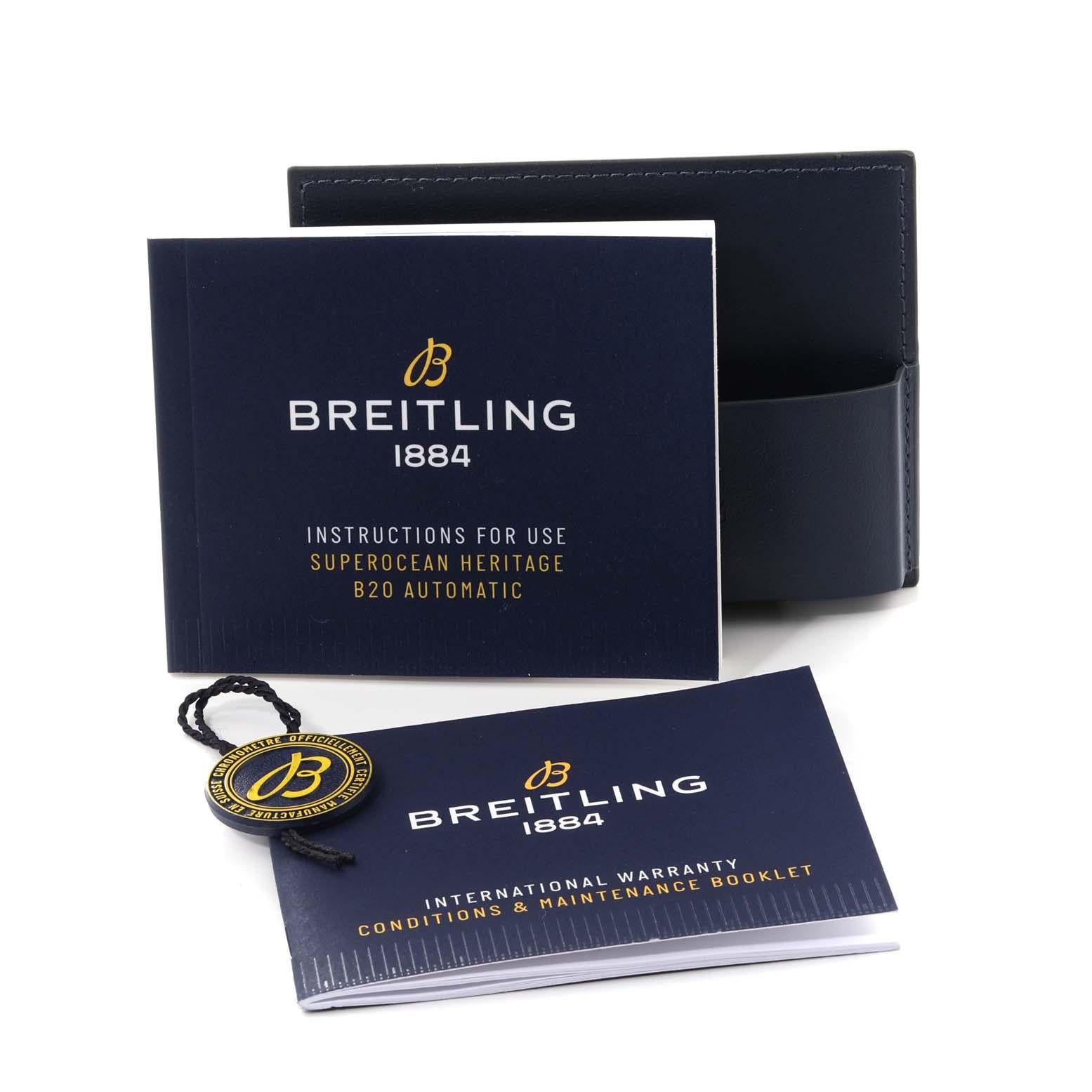 Breitling Superocean Heritage B20 Steel Rose Gold Mens Watch UB2030 For Sale 4