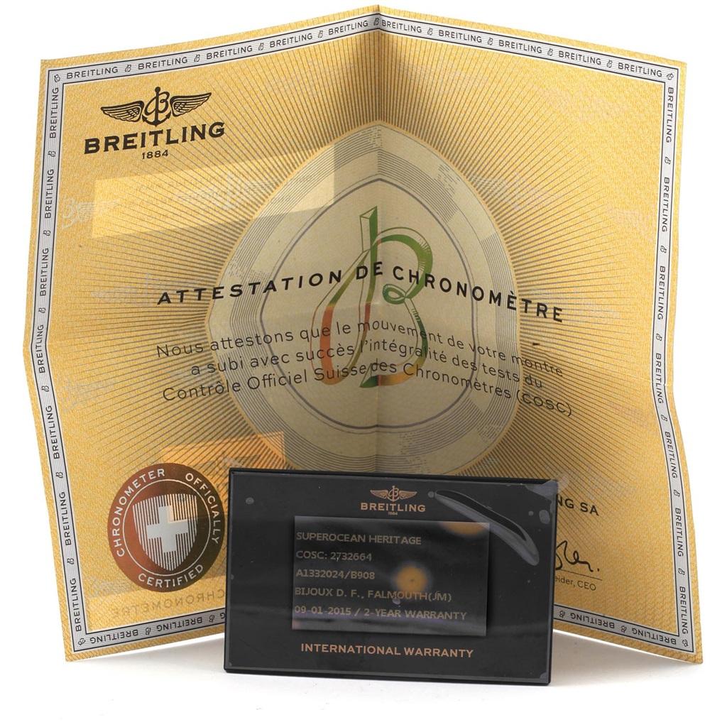 Breitling Superocean Heritage Chrono 46 Men’s Watch A13320 Box Papers 8
